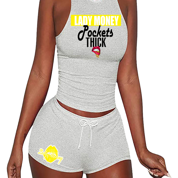 SIMPLY THICK MONEY (LIGHT GREY /YELLOW OR ORANGE)