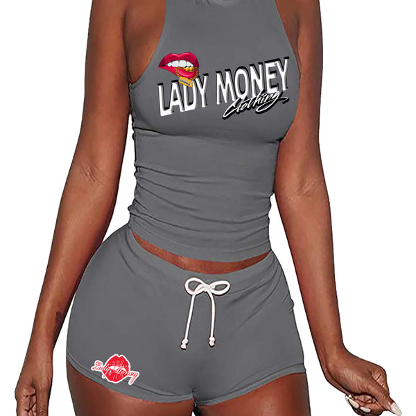 KISS MY LEMON LIME MONEY (DARK GREY)