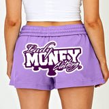 LADY MONEY SUMMER MONEY SHORTS (PURPLE)