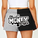 LADY MONEY SUMMER MONEY SHORTS (BLACK/GREY)