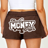 LADY MONEY SUMMER MONEY SHORTS (BROWN)