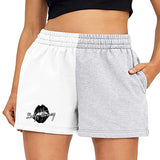 LADY MONEY SUMMER MONEY SHORTS (WHITE/GREY)