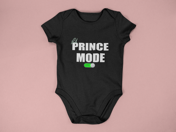 PRINCE MODE ONESIE (BLACK)