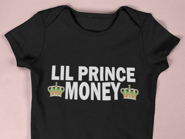RESPECT MY CROWN ONESIE (BLACK)