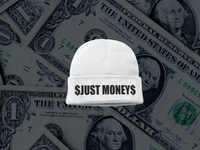 MONEY TIME BEANIE (WHITE)