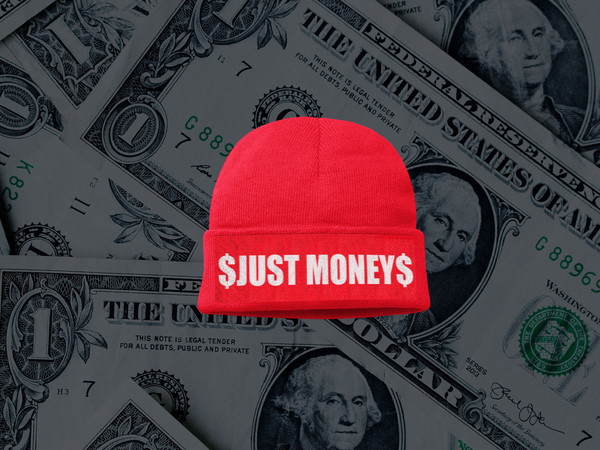 MONEY TIME BEANIE (RED)