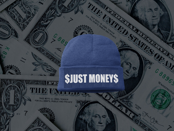 MONEY TIME BEANIE (NAVY BLUE)