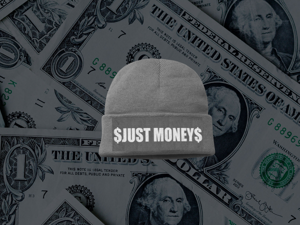 MONEY TIME BEANIE (GREY)