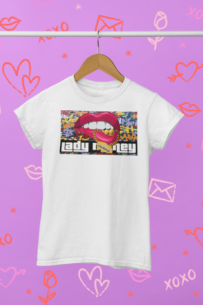 GRAFFITI LIPS MONEY (WHITE)