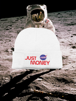 OUT OF THIS WORLD MONEY BEANIE (WHITE)