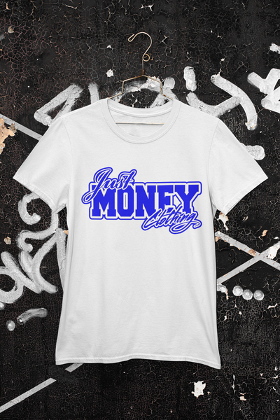 JUST MONEY CLOTHING (WHITE/BLUE)