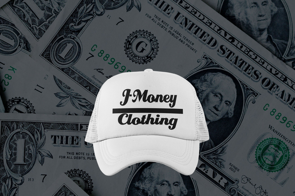 SHORT CHANGE TRUCKER MONEY HAT (WHITE)