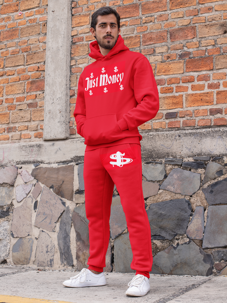JUST MONEY HOODIE MONEY SET (RED)