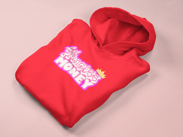 LIL PRINCESS MONEY HOODIE (RED)